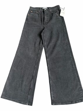 Re/Done’ 70’s High Rise Wide Leg Jeans